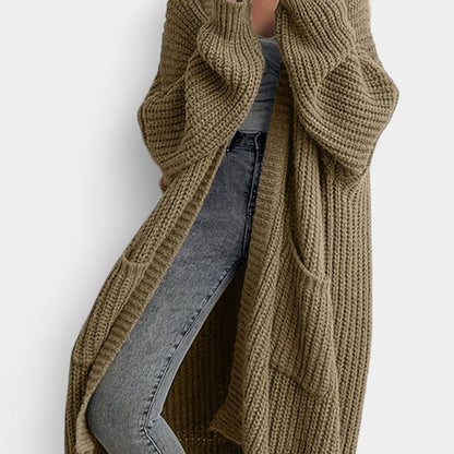 Gleame.-Truien &amp; Vesten-Gleame Damesvest - Lang vest met open voorkant en losvallend model