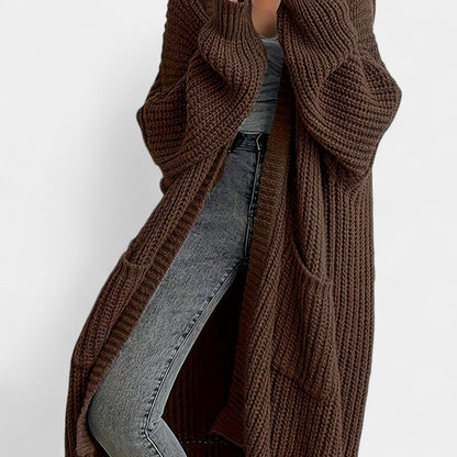 Gleame.-Truien &amp; Vesten-Gleame Damesvest - Lang vest met open voorkant en losvallend model