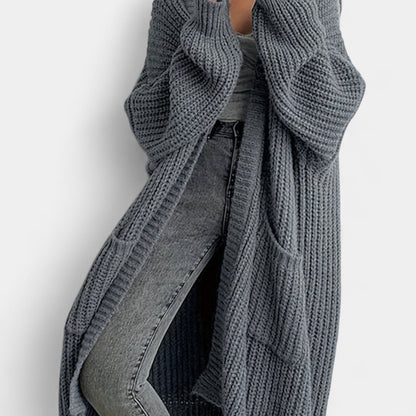 Gleame.-Truien &amp; Vesten-Gleame Damesvest - Lang vest met open voorkant en losvallend model