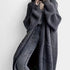 Gleame.-Truien & Vesten-Gleame Damesvest - Losvallend gebreid vest met open voorkant en lange mouwen