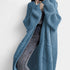 Gleame.-Truien & Vesten-Gleame Damesvest - Losvallend gebreid vest met open voorkant en lange mouwen