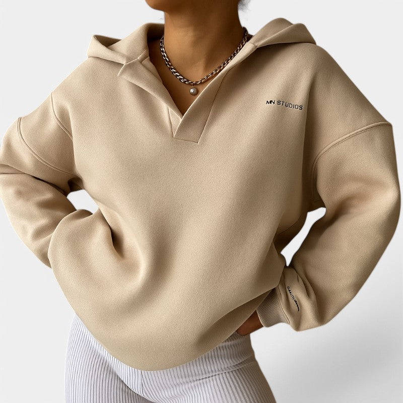 Gleame.-Truien &amp; Vesten-Gleame Oversized Hoodie - Comfortabele hoodie voor vrije tijd en layering