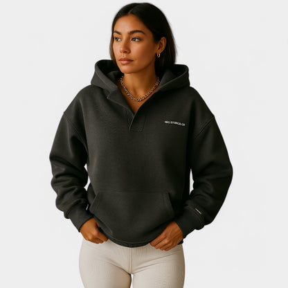 Gleame.-Truien &amp; Vesten-Gleame Oversized Hoodie - Comfortabele hoodie voor vrije tijd en layering