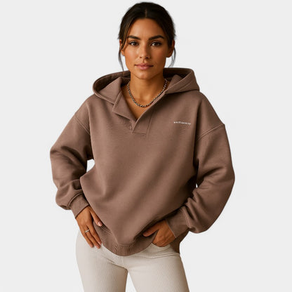 Gleame.-Truien &amp; Vesten-Gleame Oversized Hoodie - Comfortabele hoodie voor vrije tijd en layering
