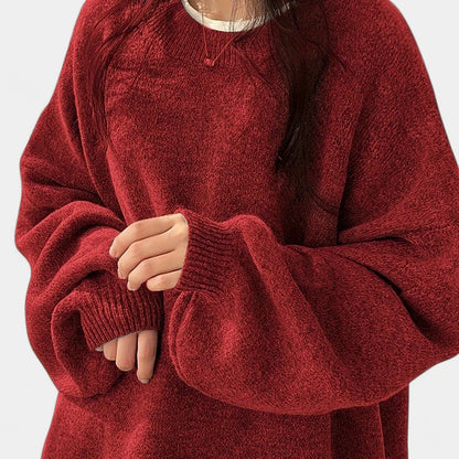 Gleame.-Truien &amp; Vesten-Gleame Sweater - Casual longsleeve drop shoulder trui voor dames