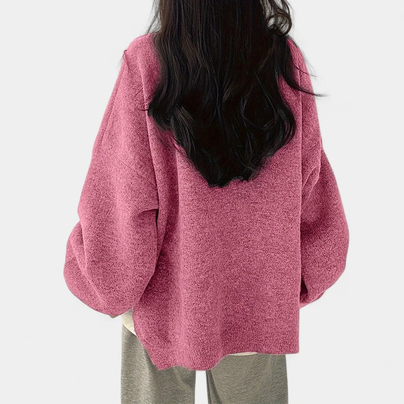 Gleame.-Truien &amp; Vesten-Gleame Sweater - Casual longsleeve drop shoulder trui voor dames