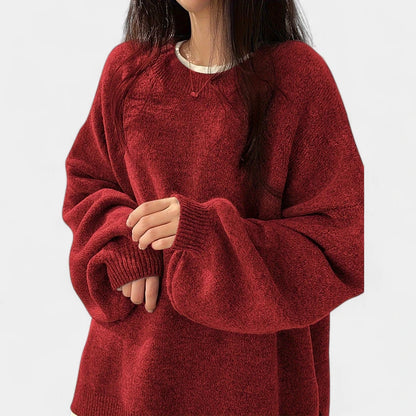 Gleame.-Truien &amp; Vesten-Gleame Sweater - Casual longsleeve drop shoulder trui voor dames