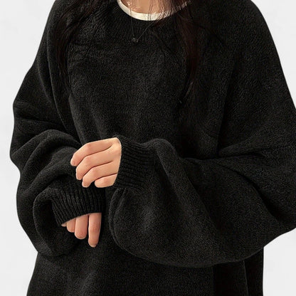 Gleame.-Truien &amp; Vesten-Gleame Sweater - Casual longsleeve drop shoulder trui voor dames