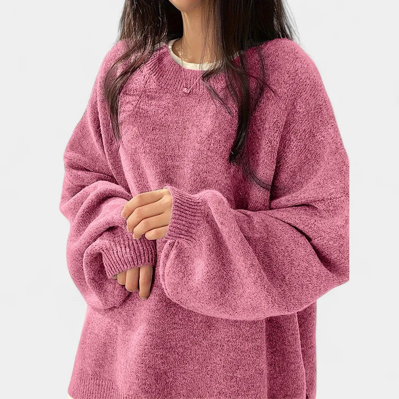 Gleame.-Truien & Vesten-Gleame Sweater - Casual longsleeve drop shoulder trui voor dames