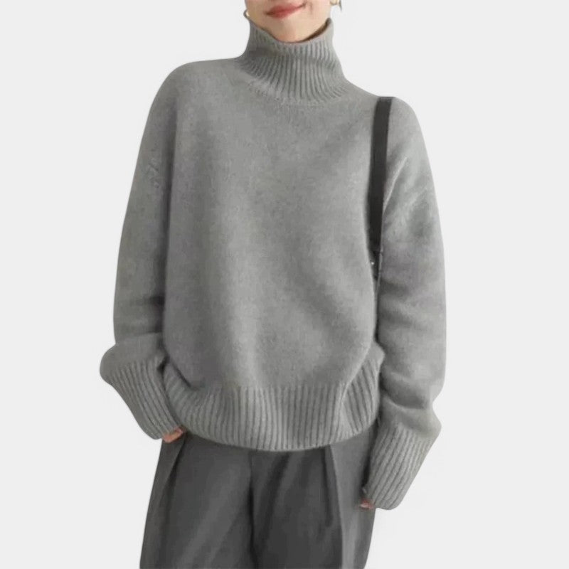 Gleame.-Truien &amp; Vesten-Gleame Sweater - Luxe cashmere coltrui voor vrouwen