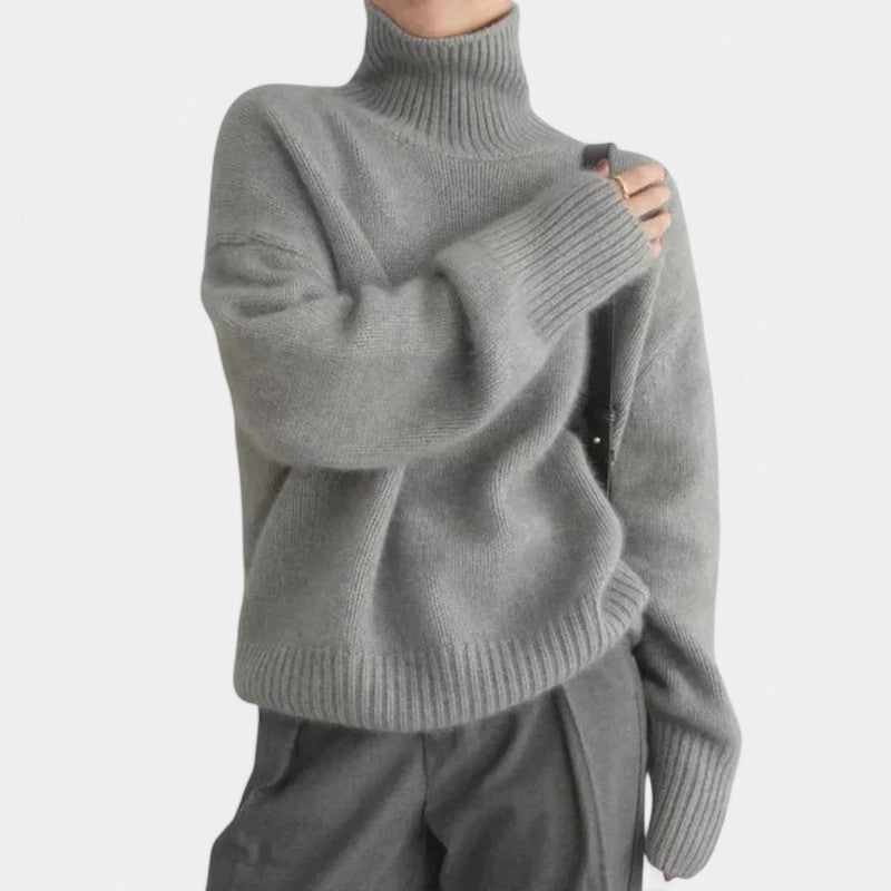 Gleame.-Truien &amp; Vesten-Gleame Sweater - Luxe cashmere coltrui voor vrouwen