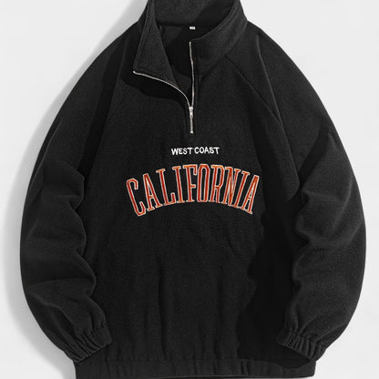 Gleame.-Truien &amp; Vesten-Gleame Sweatshirt - Sportief sweatshirt met opstaande kraag voor heren