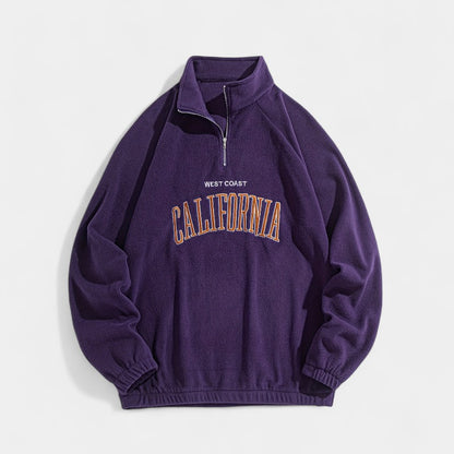 Gleame.-Truien &amp; Vesten-Gleame Sweatshirt - Sportief sweatshirt met opstaande kraag voor heren