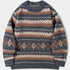 Gleame.-Truien & Vesten-Gleame Trui - Casual loose fit trui met kleurblokken