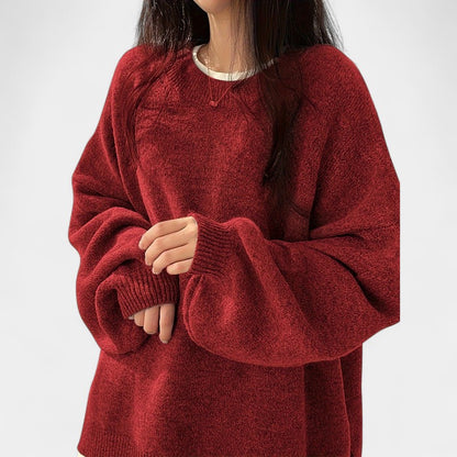 Gleame.-Truien &amp; Vesten-Gleame Trui - Casual trui met lange mouwen en drop shoulder