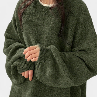 Gleame.-Truien &amp; Vesten-Gleame Trui - Casual trui met lange mouwen en drop shoulder