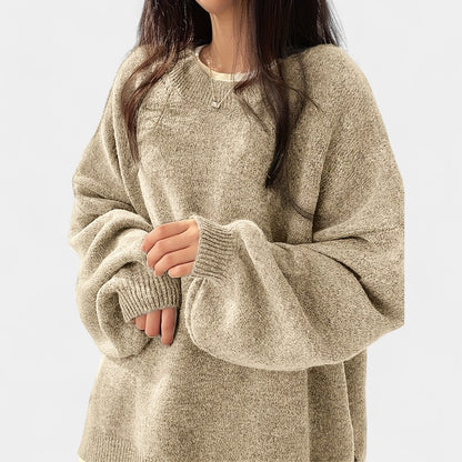 Gleame.-Truien &amp; Vesten-Gleame Trui - Casual trui met lange mouwen en drop shoulder