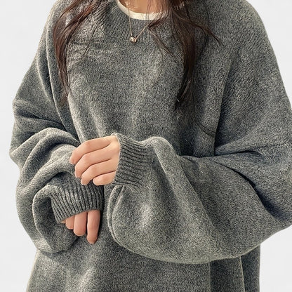 Gleame.-Truien &amp; Vesten-Gleame Trui - Casual trui met lange mouwen en drop shoulder