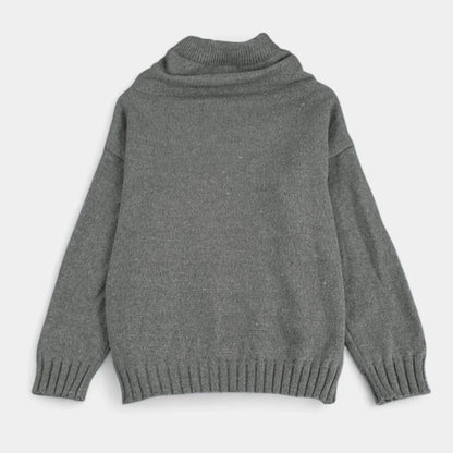 Gleame.-Truien &amp; Vesten-Gleame Trui - Comfortabele pullover met colkraag en trekkoorden