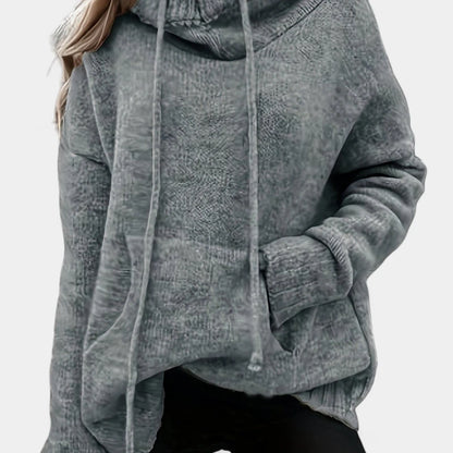 Gleame.-Truien &amp; Vesten-Gleame Trui - Comfortabele pullover met colkraag en trekkoorden