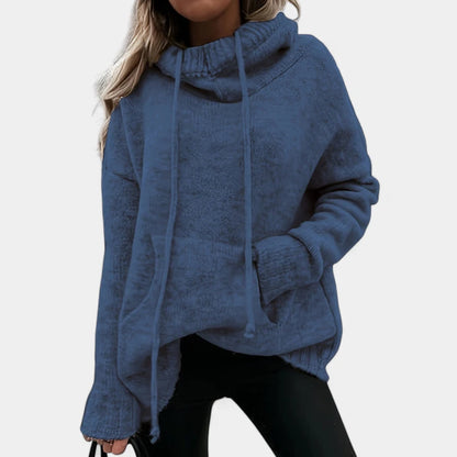 Gleame.-Truien &amp; Vesten-Gleame Trui - Comfortabele pullover met colkraag en trekkoorden