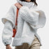 Gleame.-Truien & Vesten-Gleame Trui - Oversized wollen trui met hoge hals en opgerolde mouwen