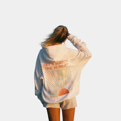 Gleame.-Truien &amp; Vesten-Gleame Trui - Stylische trui met sunset ontwerp