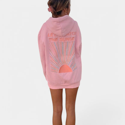 Gleame.-Truien &amp; Vesten-Gleame Trui - Stylische trui met sunset ontwerp