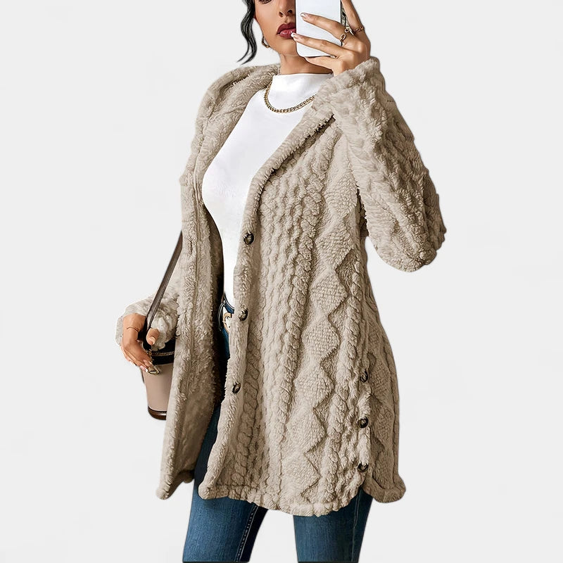 Gleame.-Truien & Vesten-Gleame Truien - Casual Truien met open voorkant en lange mouwen voor dames