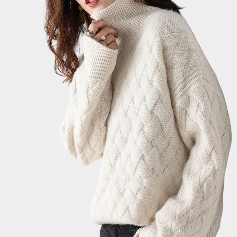 Gleame.-Truien &amp; Vesten-Gleame Turtleneck sweater - Luxe trui met turtleneck van cashmere