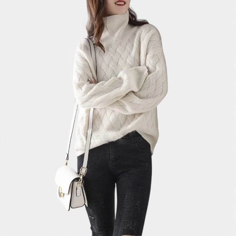 Gleame.-Truien &amp; Vesten-Gleame Turtleneck sweater - Luxe trui met turtleneck van cashmere
