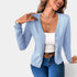 Gleame.-Truien & Vesten-Gleame Vest – Casual damesvest met V-hals, knoopsluiting en zachte stof