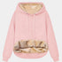 Gleame.-Truien & Vesten-Gleame hoodie - casual dames hoodie met lange mouwen