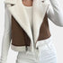  Gleame.-Truien & Vesten-Gleame jas - casual korte mouw jas voor dames herfst