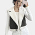  Gleame.-Truien & Vesten-Gleame jas - casual korte mouw jas voor dames herfst
