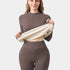  Gleame.-Truien & Vesten-Gleame set - hoge hals comfortabel top lange mouw en broek