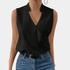 Gleame.-Women Blouse Spring-Gleame top - trendy mouwloze top met v-hals voor dames
