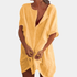 Gleame.-Women Dresses-Gleame Jurk - luchtige jurk met knoopdetail, ideaal voor strand en vrije tijd