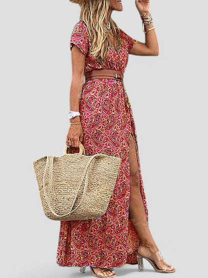 Gleame Lange Zomerjurk - Stijlvolle en elegante boho jurk voor dames