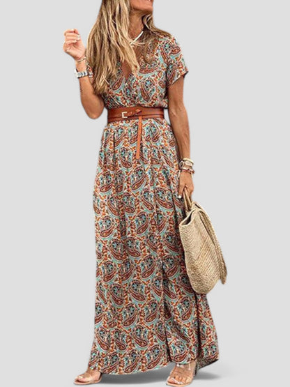Gleame Lange Zomerjurk - Stijlvolle en elegante boho jurk voor dames