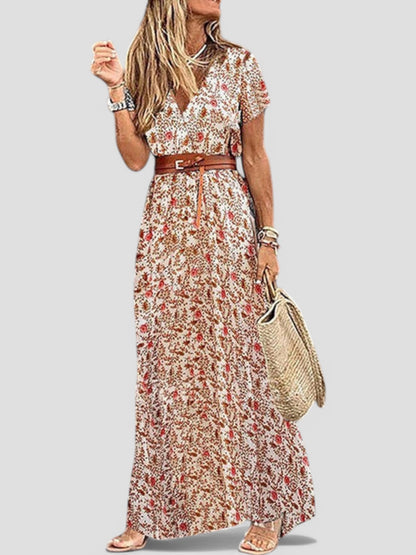 Gleame Lange Zomerjurk - Stijlvolle en elegante boho jurk voor dames