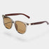 Gleame.-Zonnebril-Gleame Zonnebril - Retro vierkante zonnebril met luxe houten details