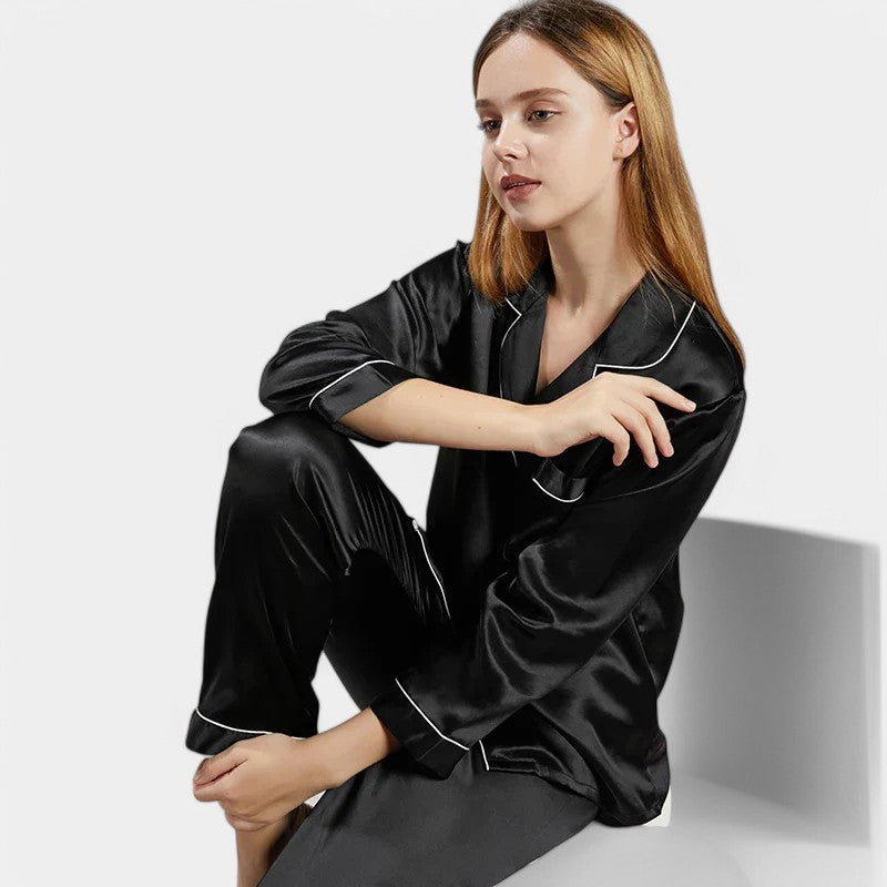 Gleame.-silk pyjamas-Gleame Pyjama&
