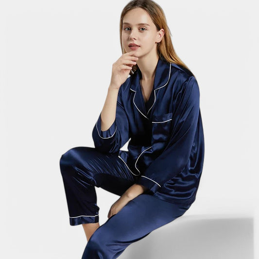Gleame.-silk pyjamas-Gleame Pyjama's - Luxe zijden pyjama's voor een elegant en comfortabel gevoel