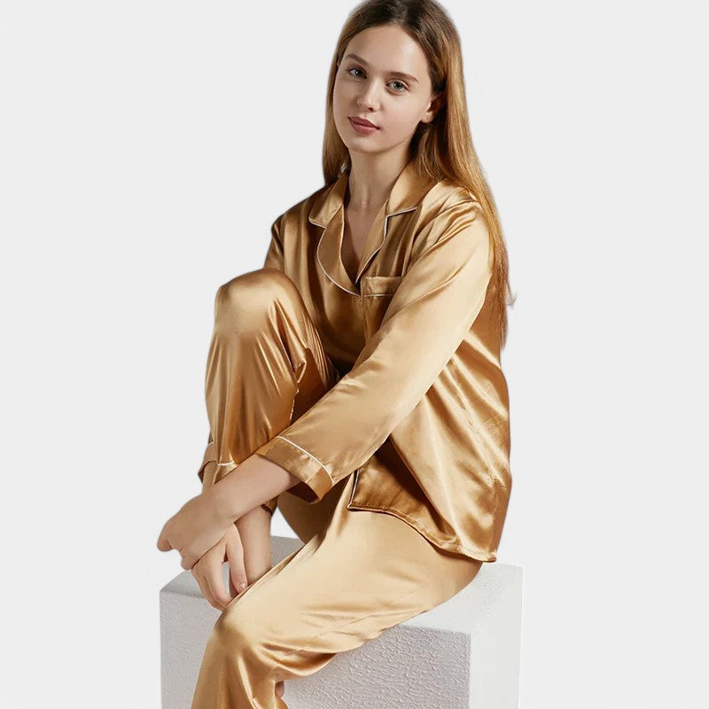Gleame.-silk pyjamas-Gleame Pyjama&