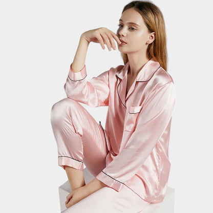 Gleame.-silk pyjamas-Gleame Pyjama&