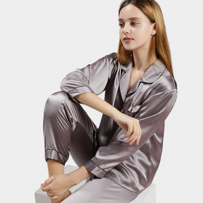 Gleame.-silk pyjamas-Gleame Pyjama&