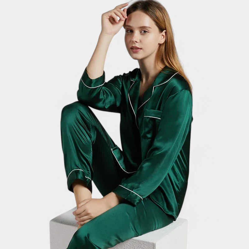 Gleame.-silk pyjamas-Gleame Pyjama&