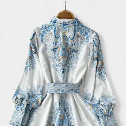 Gleame Lange Jurk - Maxi dress voor dames met lange mouwen