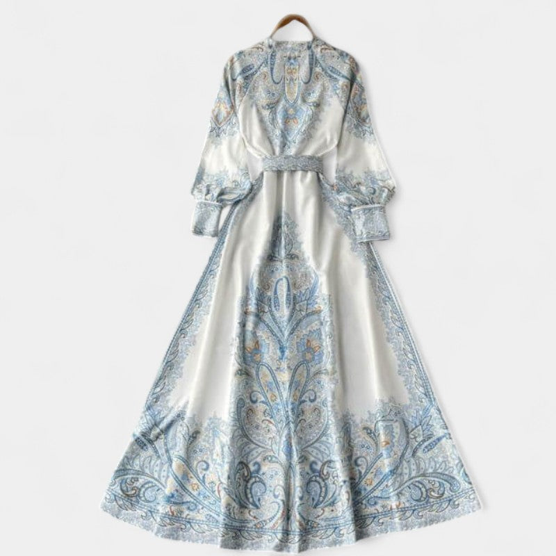 Gleame Lange Jurk - Maxi dress voor dames met lange mouwen